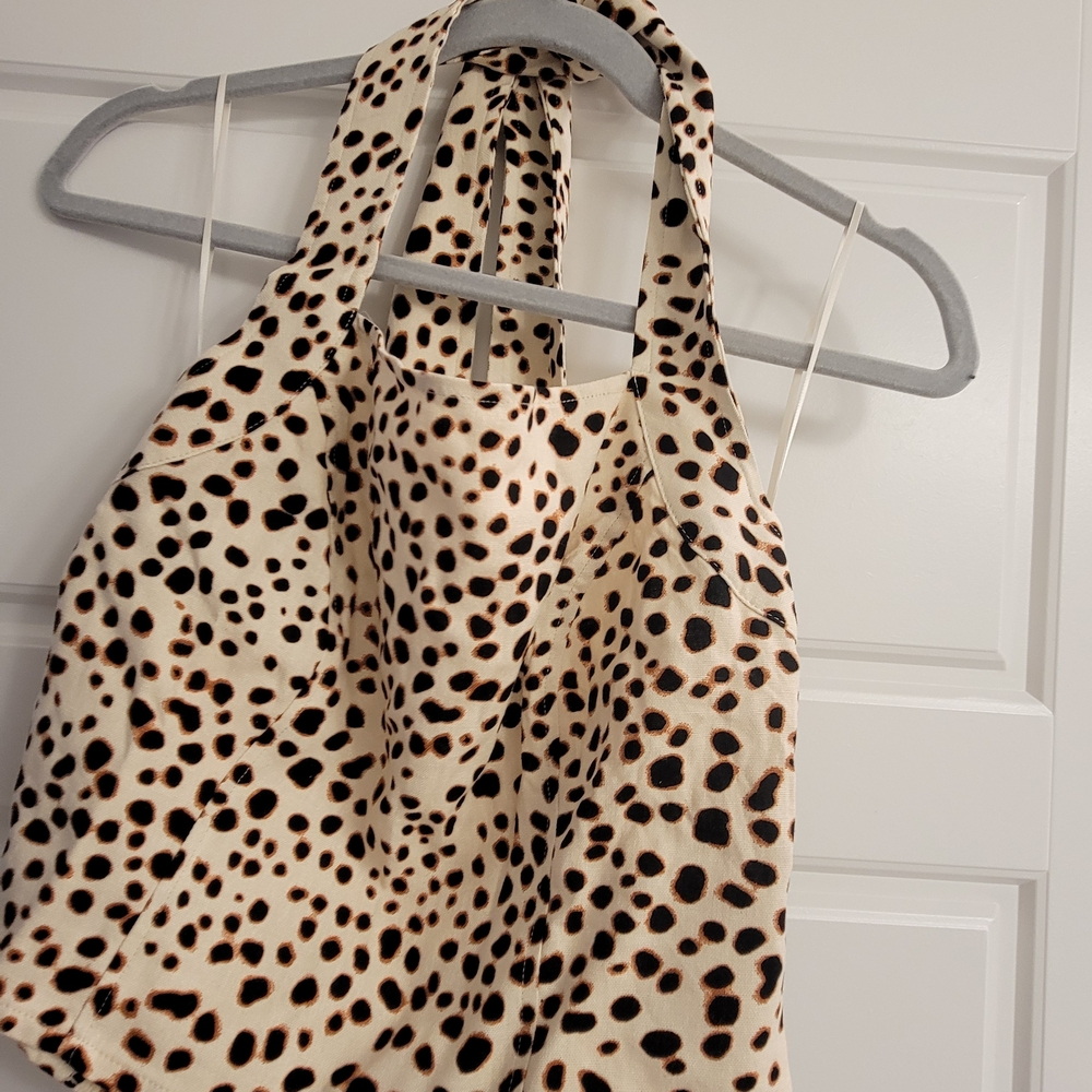 INC International Concepts Cream and Black Tote